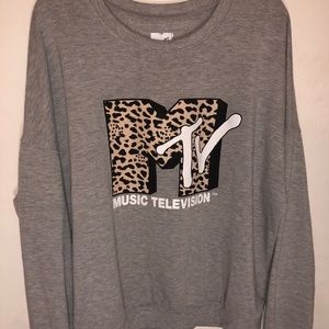 Cheetah MTV Crewneck Sweatshirt